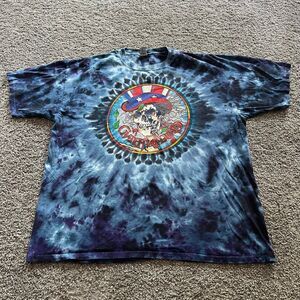 VTG Grateful Dead Uncle Sam Shirt Tie Dye Psychedelic Jerry Garcia SunDog 2XL
